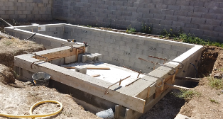 Construire une piscine en béton – Le secteur de l'immobilier